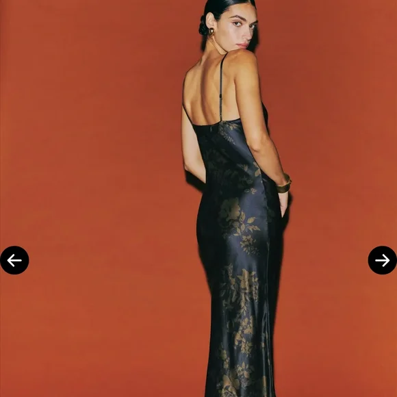 NWT Reformation Parma Silk Floral Maxi Dress (M) - Picture 11 of 12